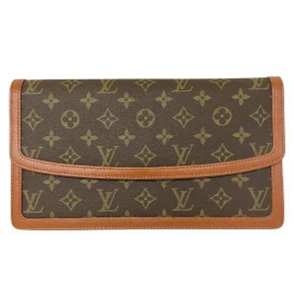 Louis Vuitton Monogram Pochette Dam Bag Clutch Shoulder